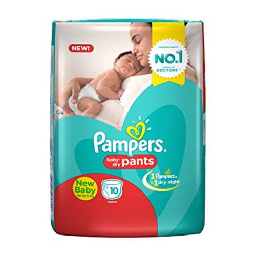 PAMPERS PANTS NB (UP TO 5kg) 10 PANTS
